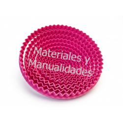 Cortador plástico circular redondos para repostería y manualidad 1